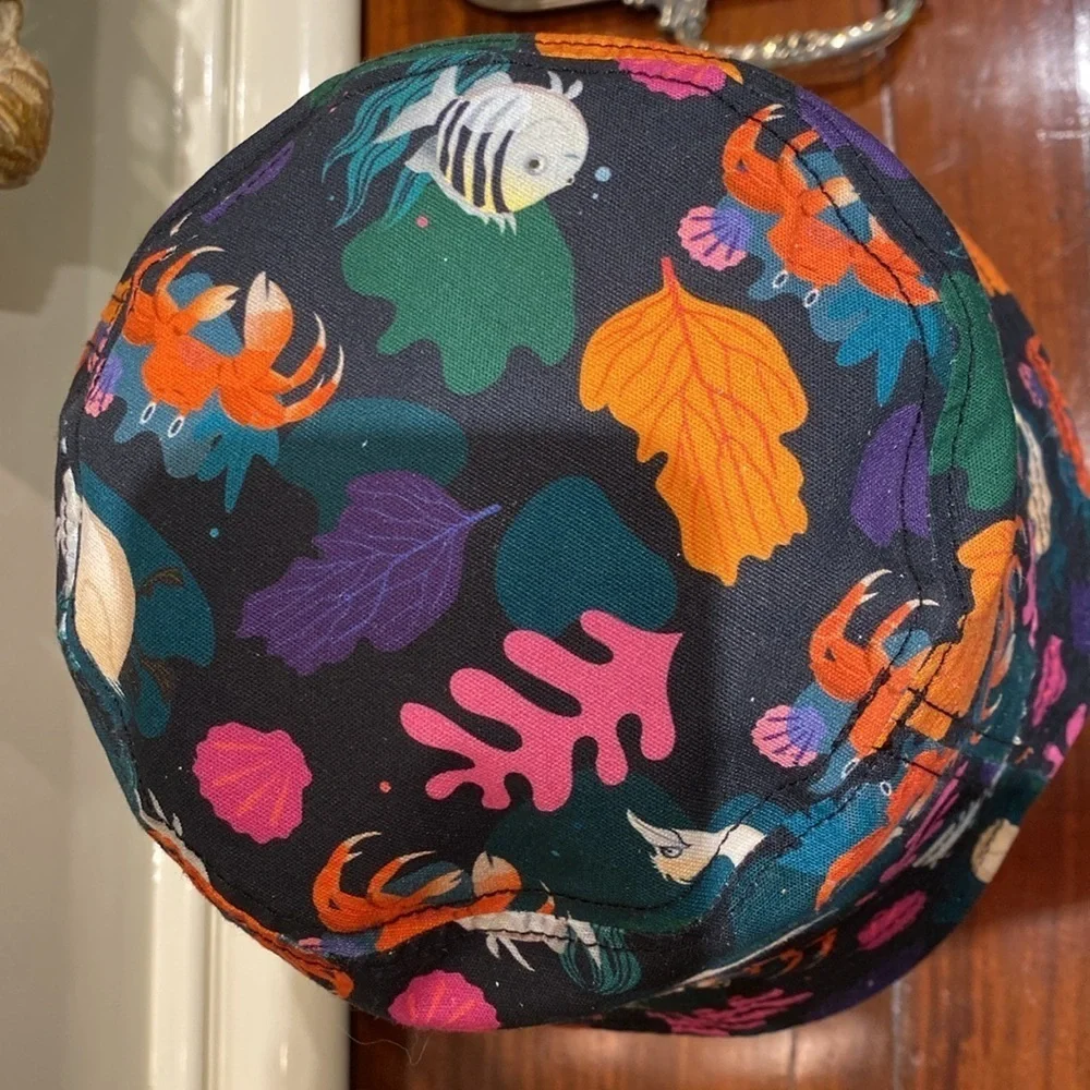 Disney Parks Adult The Little Mermaid Reversible Bucket Hat